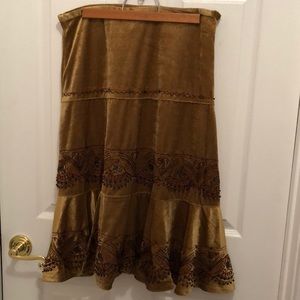 NWT Beaded Skirt Size M